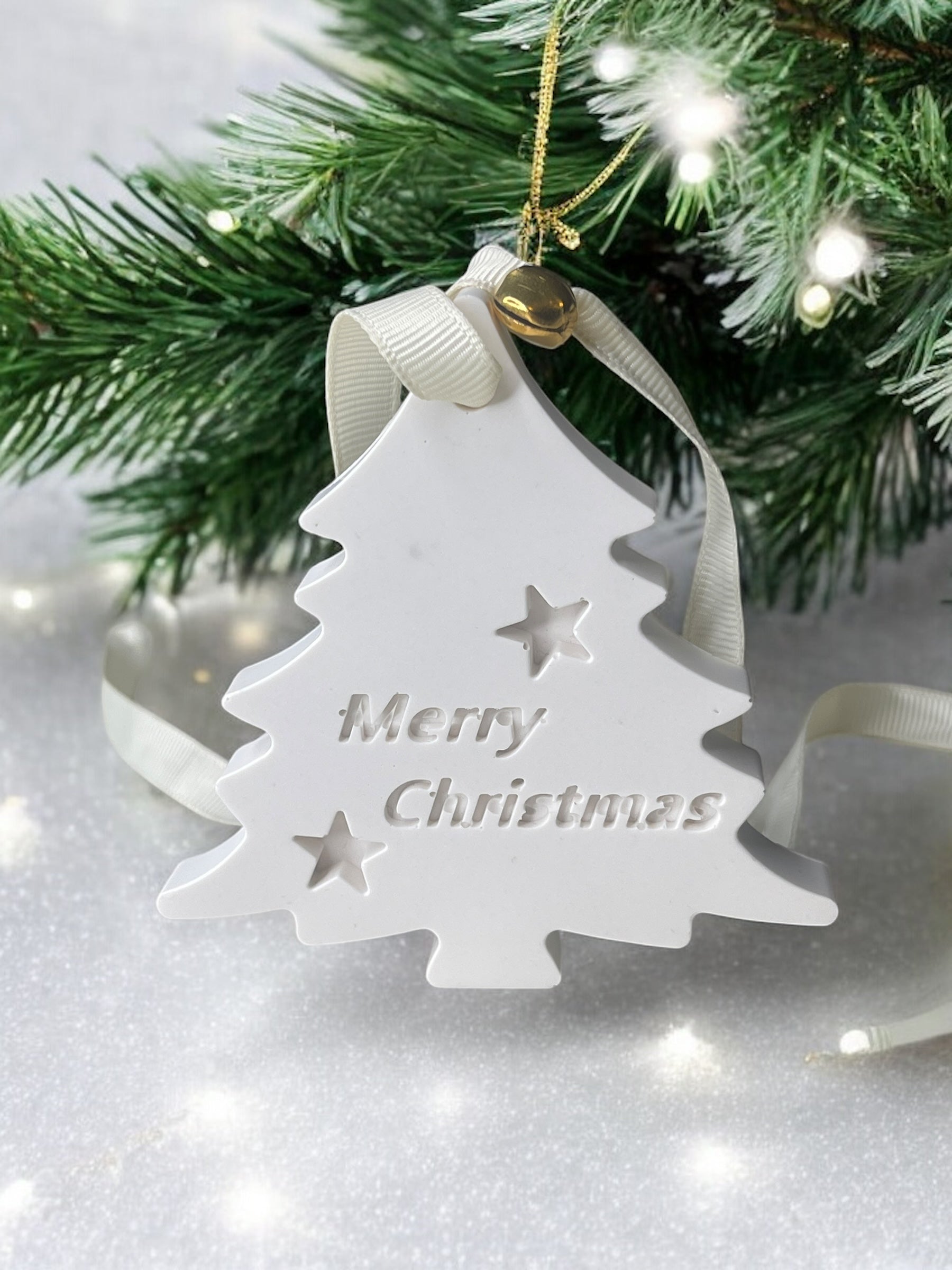 JESMONITE CHRISTMAS TREE ORNAMENT