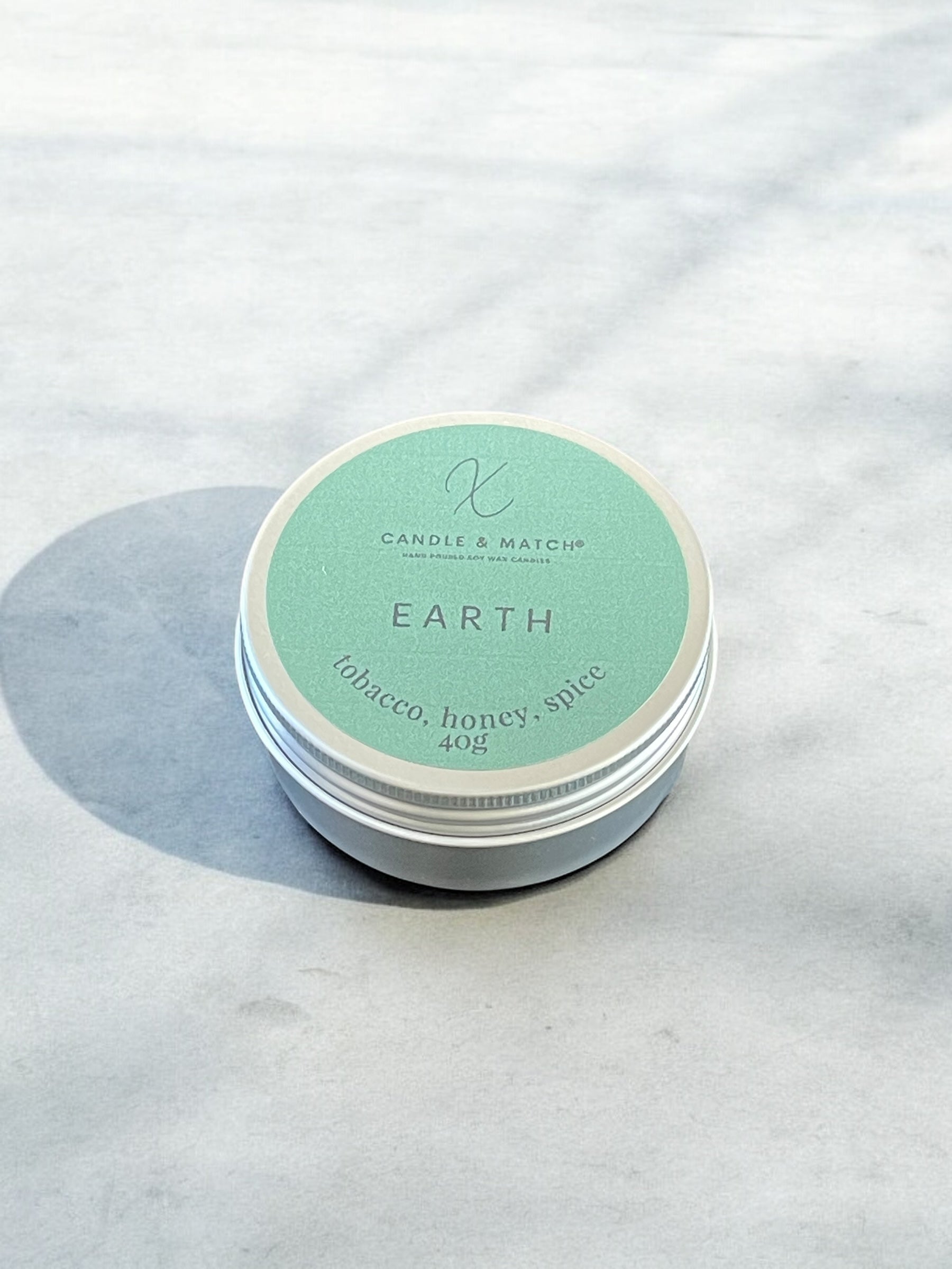 Sample candle - Earth