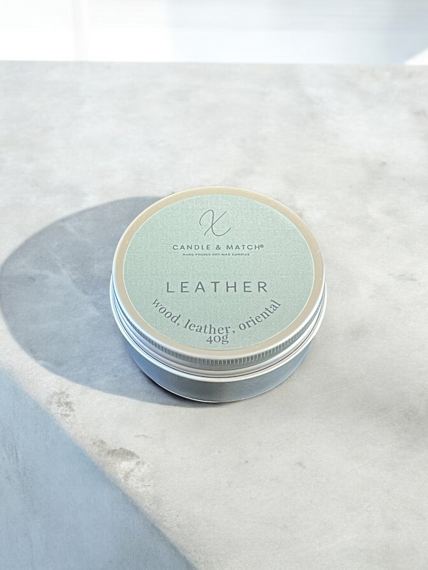 Sample candle - Leather