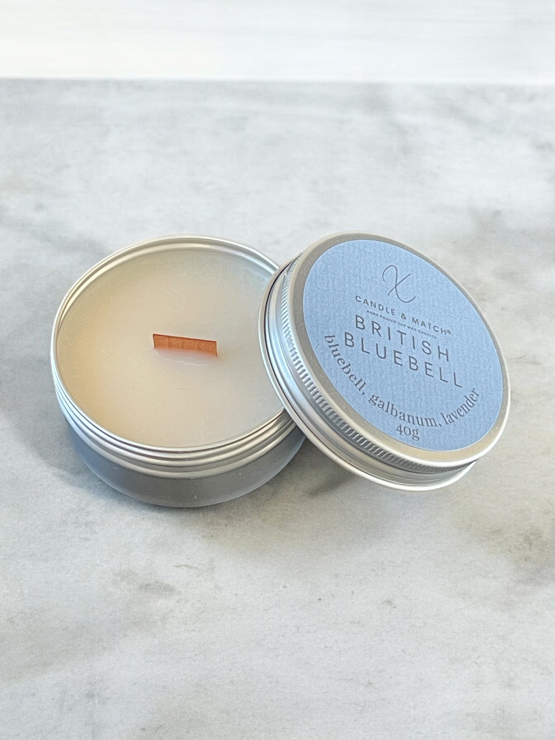 Sample candle - British Bluebell