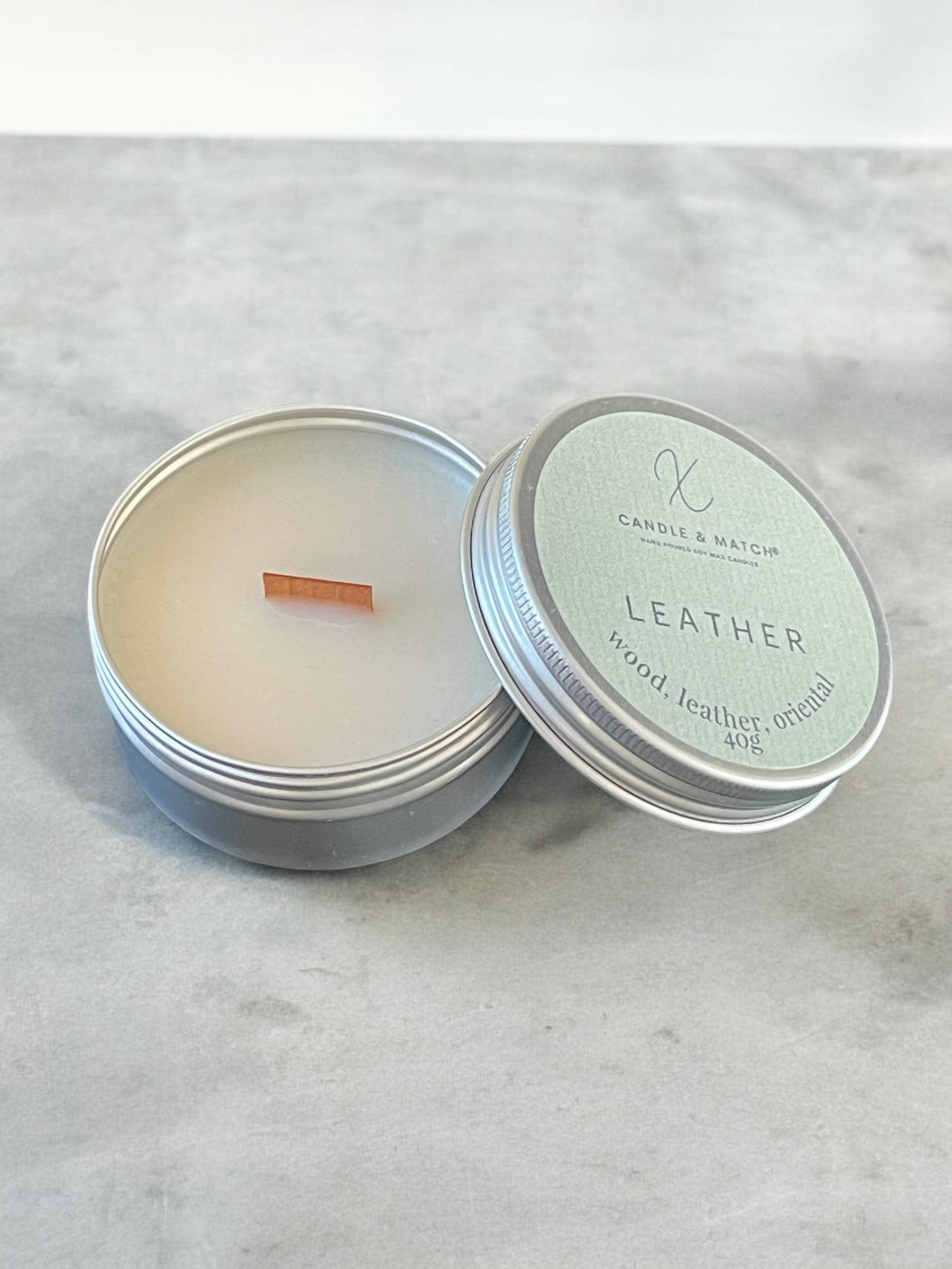 Sample candle - Leather