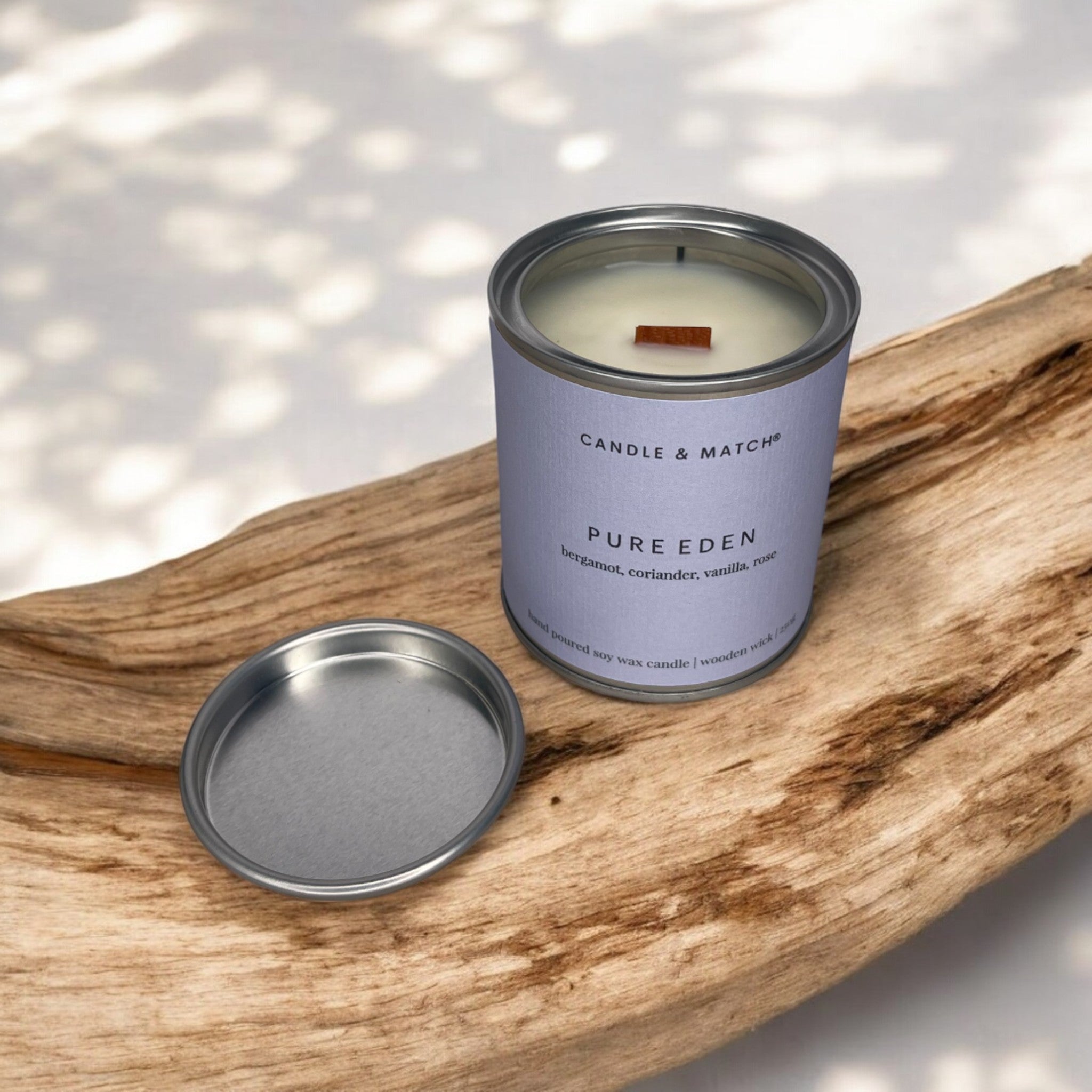 Pure Eden Wood Wick Candle