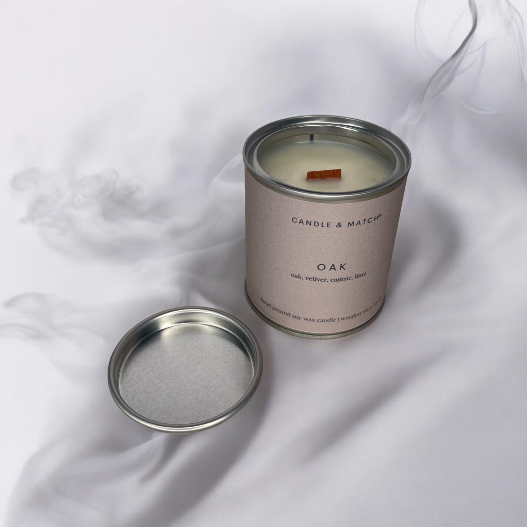 Oak Wood Wick Candle