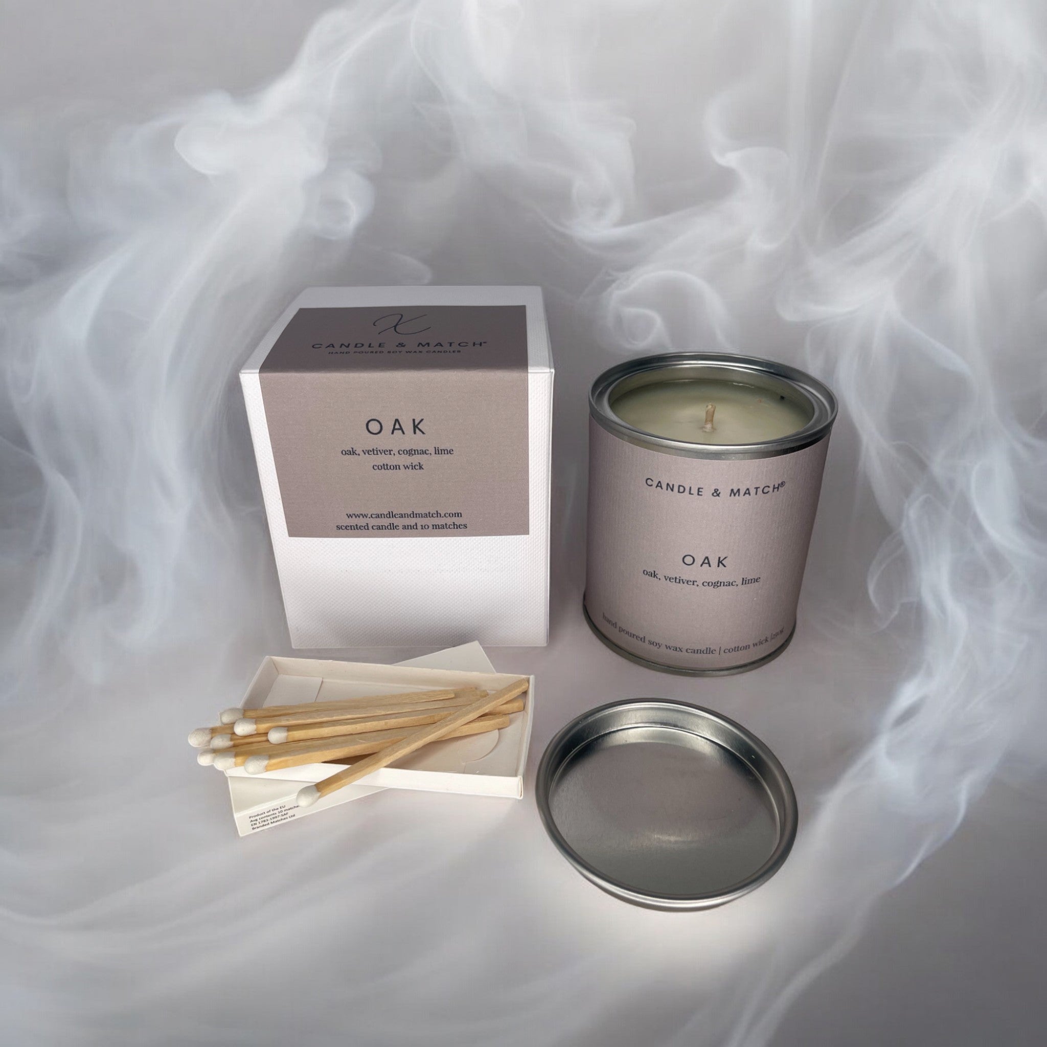 Oak Cotton Wick Candle