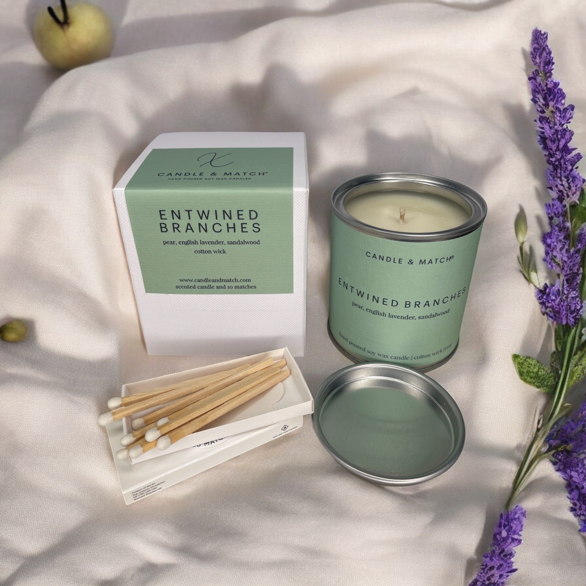 Entwined Branches Cotton Wick Candle