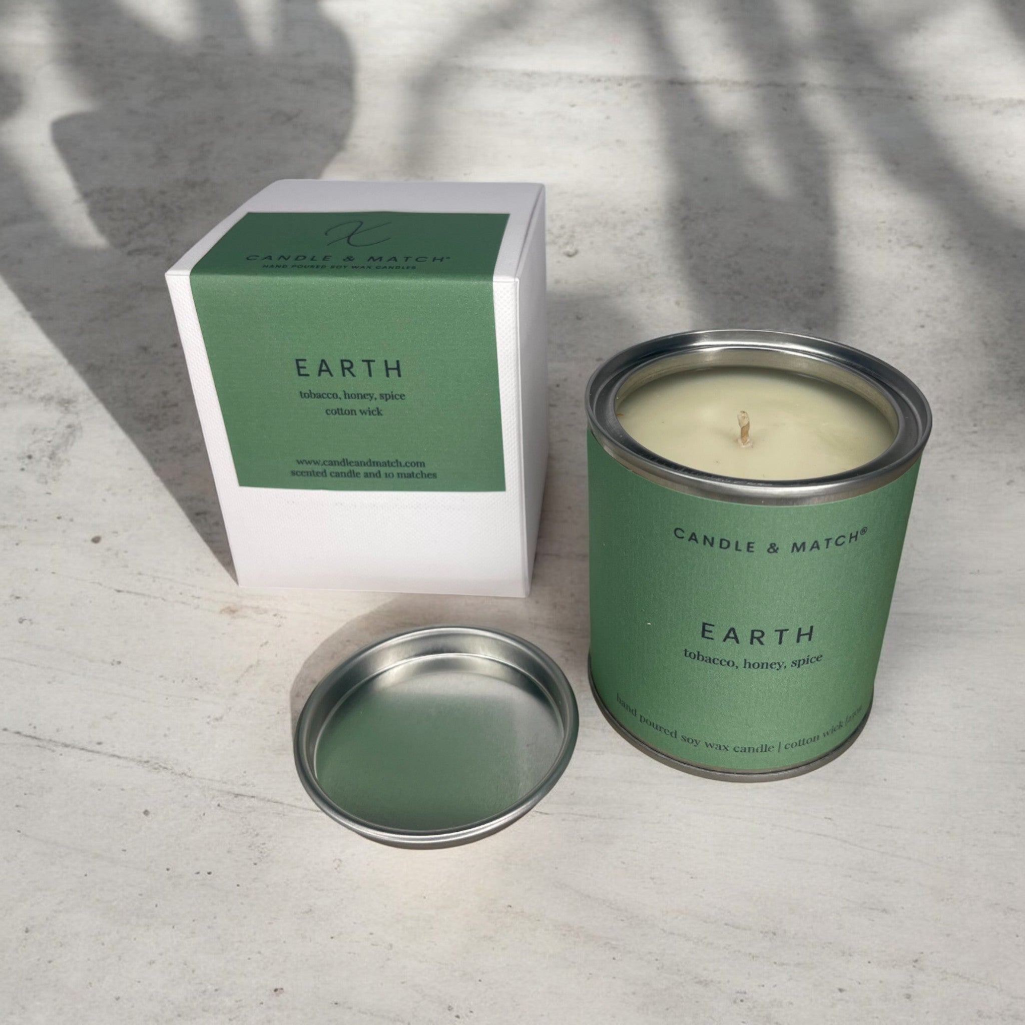 Earth Cotton Wick Candle