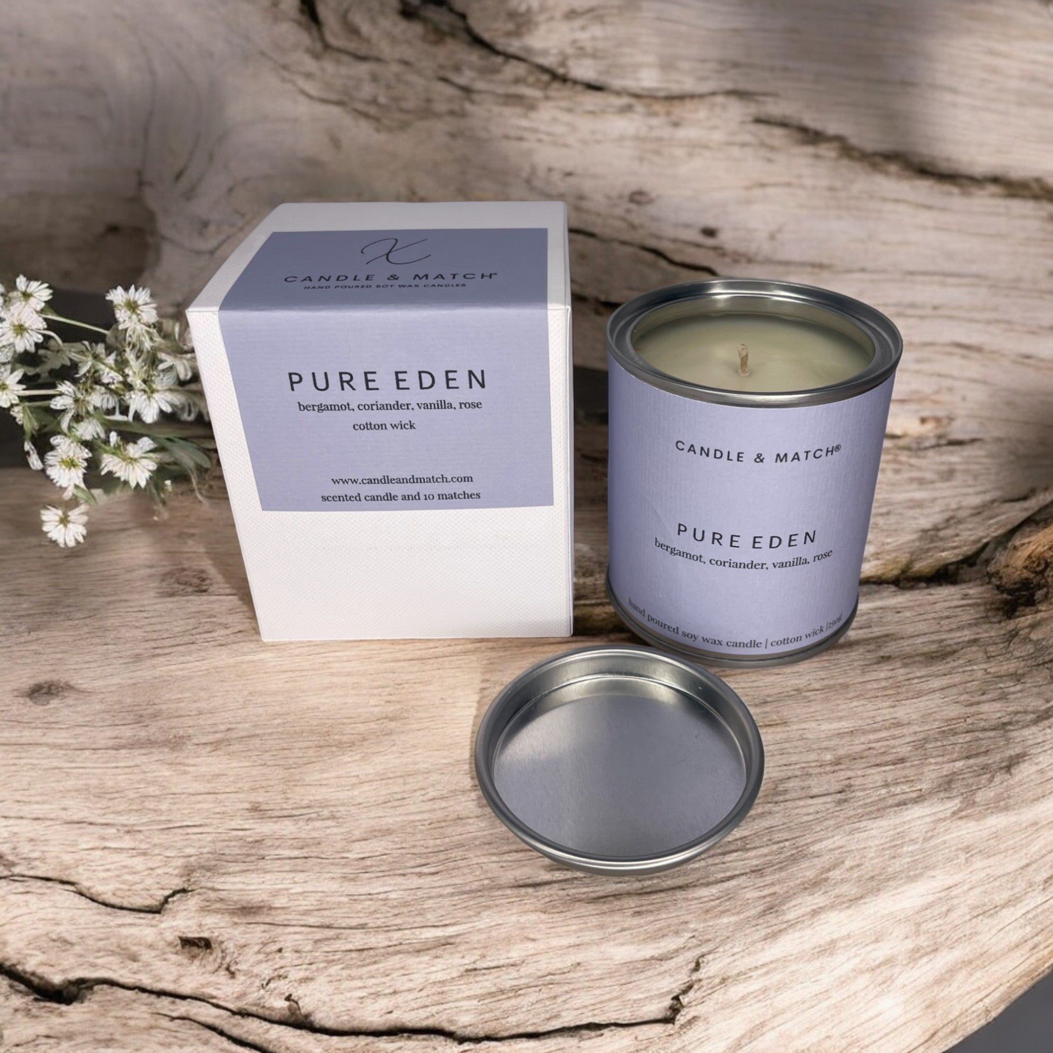 Pure Eden Cotton Wick Candle