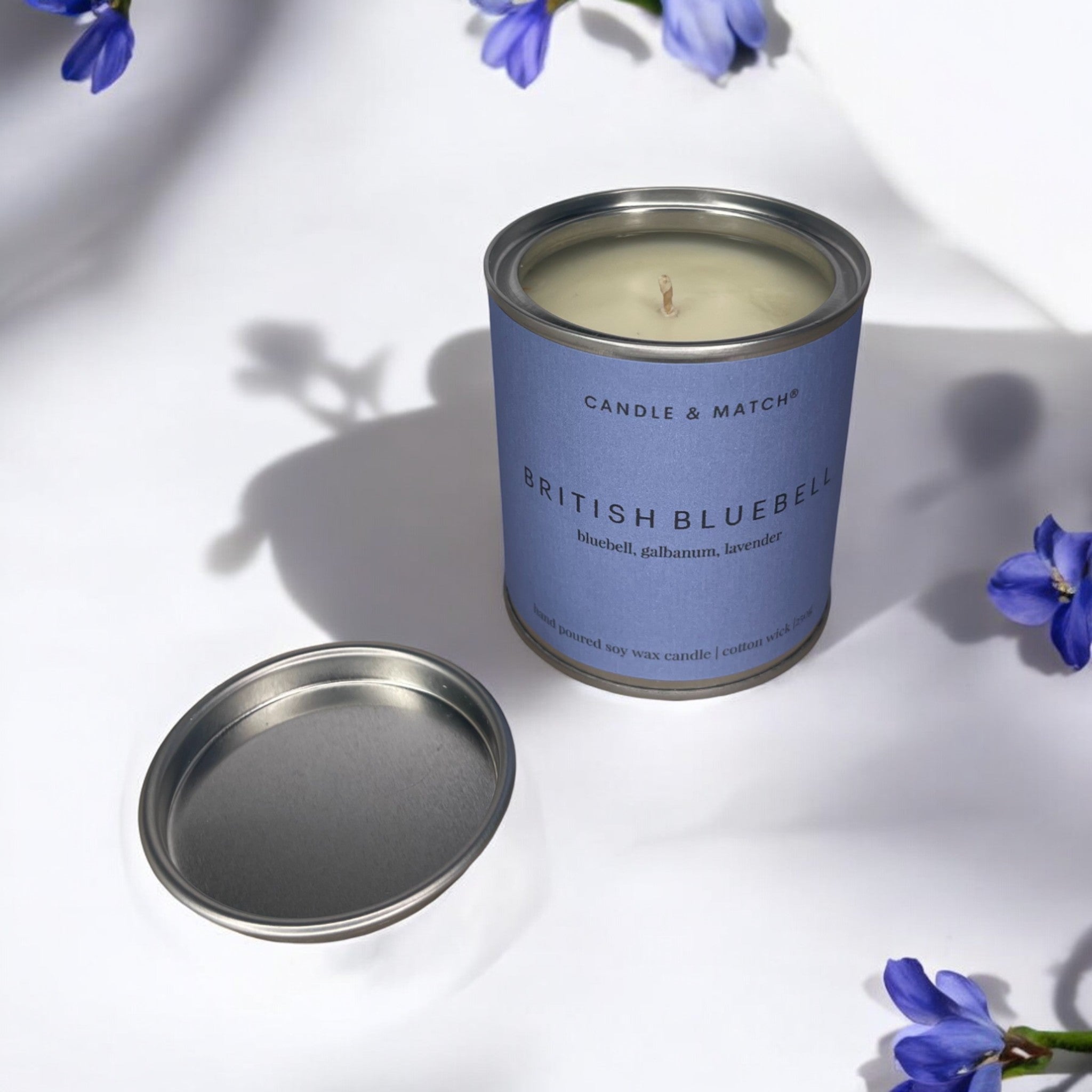 British Bluebell Cotton Wick Candle